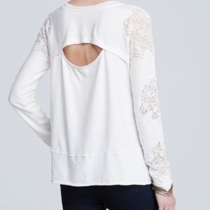 Free people grandpa white jersey
